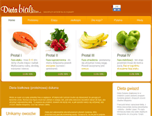 Tablet Screenshot of dietabialkowa.info